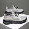 Spring and summer fashion one-pedal casual hollow men's shoes leather elastic band trendy shoes outdoor breathable men's shoes