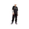 Jordan Modisches Rundhals-T-Shirt mit Buchstabenprint, Fake-Zweiteiler, Langarm, Kinder Oberteile, Schwarz JD2442168GS-002