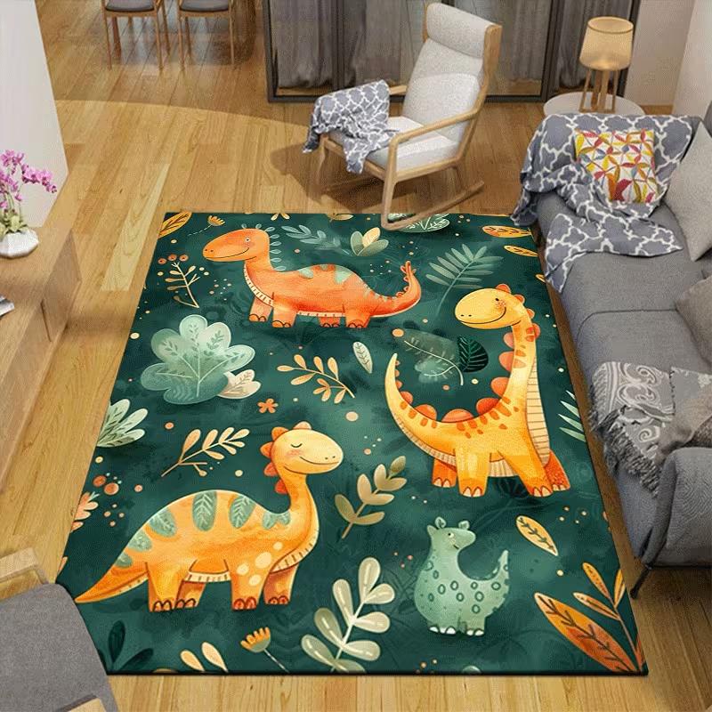 

Dinosaur World Adventure Game Mat Living Room Bedroom Decoration Floor Mat Game Area Fun Floor Mat Floor Decorative Floor Mat 40X60cm