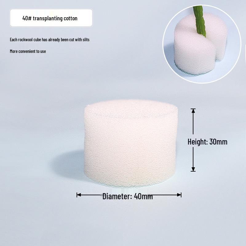 Hydroponic I-Shaped Polyurethane Sponge for Soilless Cotton Seedlings and Vegetables.