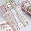 Wing Bow Grid Themed Decorative Tape Set 2/3Pcs INS Style Cute Adhesive Tapes for Journaling Gift Packing DIY Handcrafts