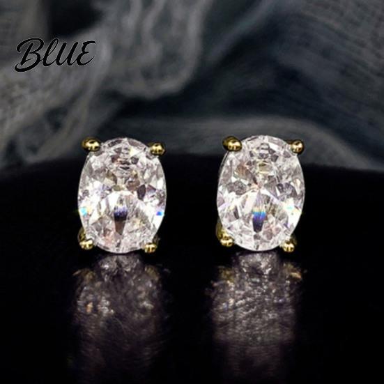 Sparkling Earrings 1 Pair Women Stud Rhinestone Wedding Ear Formal
