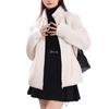 Women's Polar Fleece Jacket 2026: New Autumn/Winter Style with Thickened Velvet, Coral Fleece, Stand Collar Cardigan.
