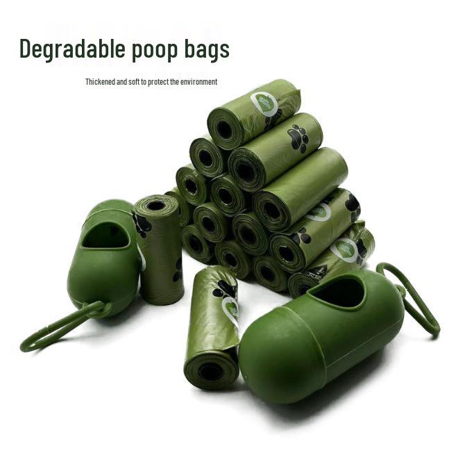Eco-Friendly Thick Pet Waste Bags for Dogs and Cats - Portable, Leakproof, Disposable Poop Bags