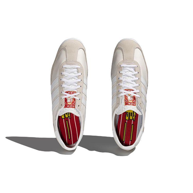 Adidas Originals Sl 72 Comfortable Versatile Low-Top Lifestyle Casual Shoes Unisex Sneakers Beige FY5251