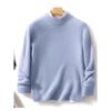 Herren 100% Wolle Rundhals-Pullover - Casual Business, Dickstrick, Herbst/Winter Vielseitig.