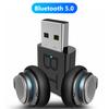 H-169 Bluetooth-compatible 5.0 Adapter HiFi Audio 2-in-1 USB AUX Transmitter Receiver for PC TV Car