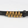 Women'S Leather Thin Belt Decorative Shirt Waist Seal With Dress Suit Waist (2Cm 8 Colors Optional)