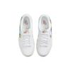 Nike Dunk Low SE Rainbow Lace Swoosh White GS Sneakers FN4861-100