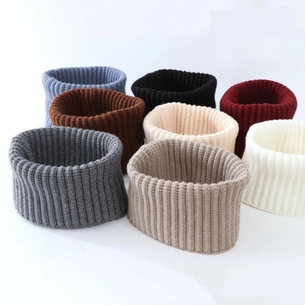 Warm Cervical Collar Knitted Knitted Scarf Fashion Winter Scarf  Men Women