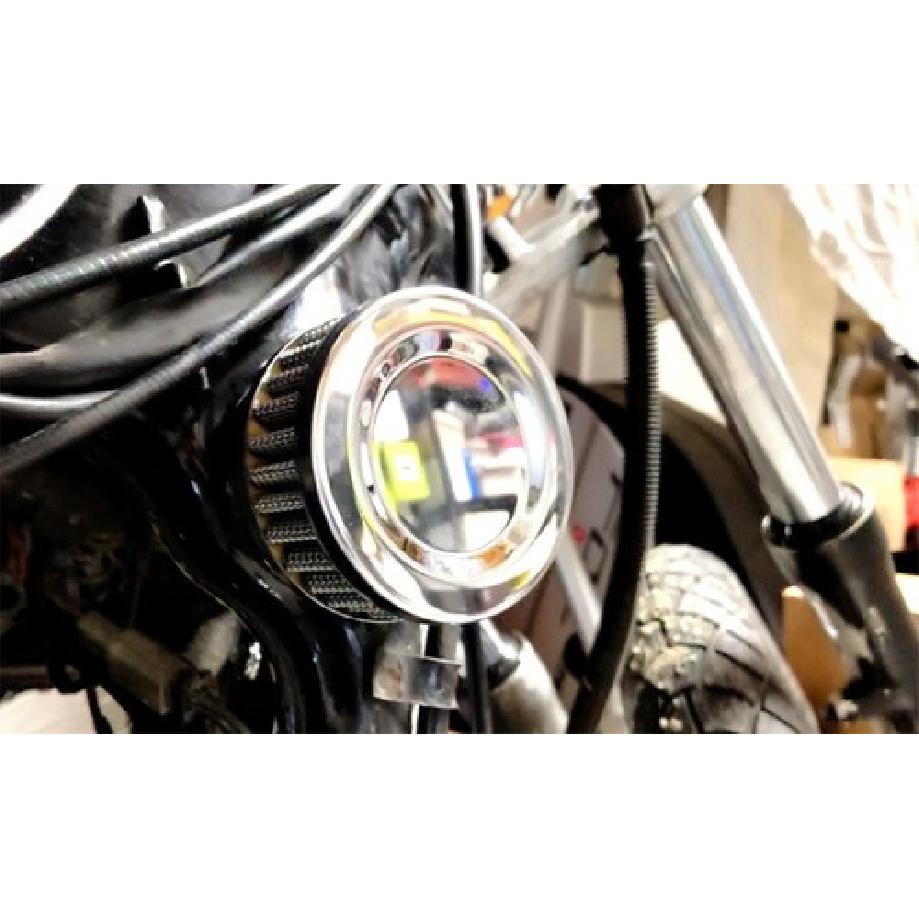 Motorrad Edelstahl ATV Roller Luftfilter Ansaugfilter 58mm Für Honda