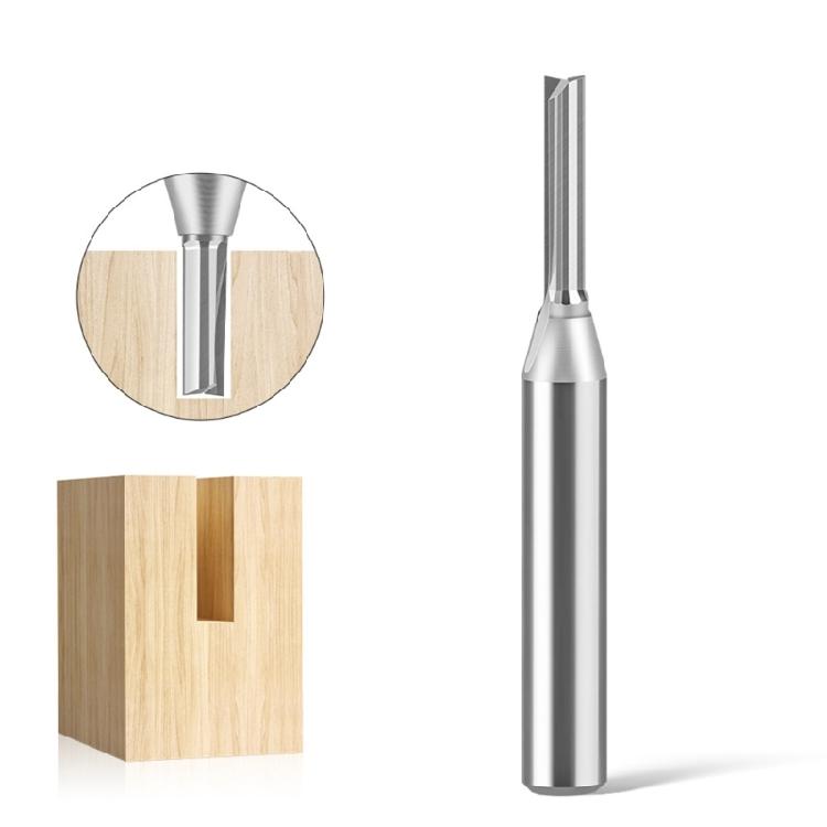 Router Bit 1/4inch Shank Straight Slot Router Bit High Speed Steel Milling Cutter For Wood Hardwood Accessories