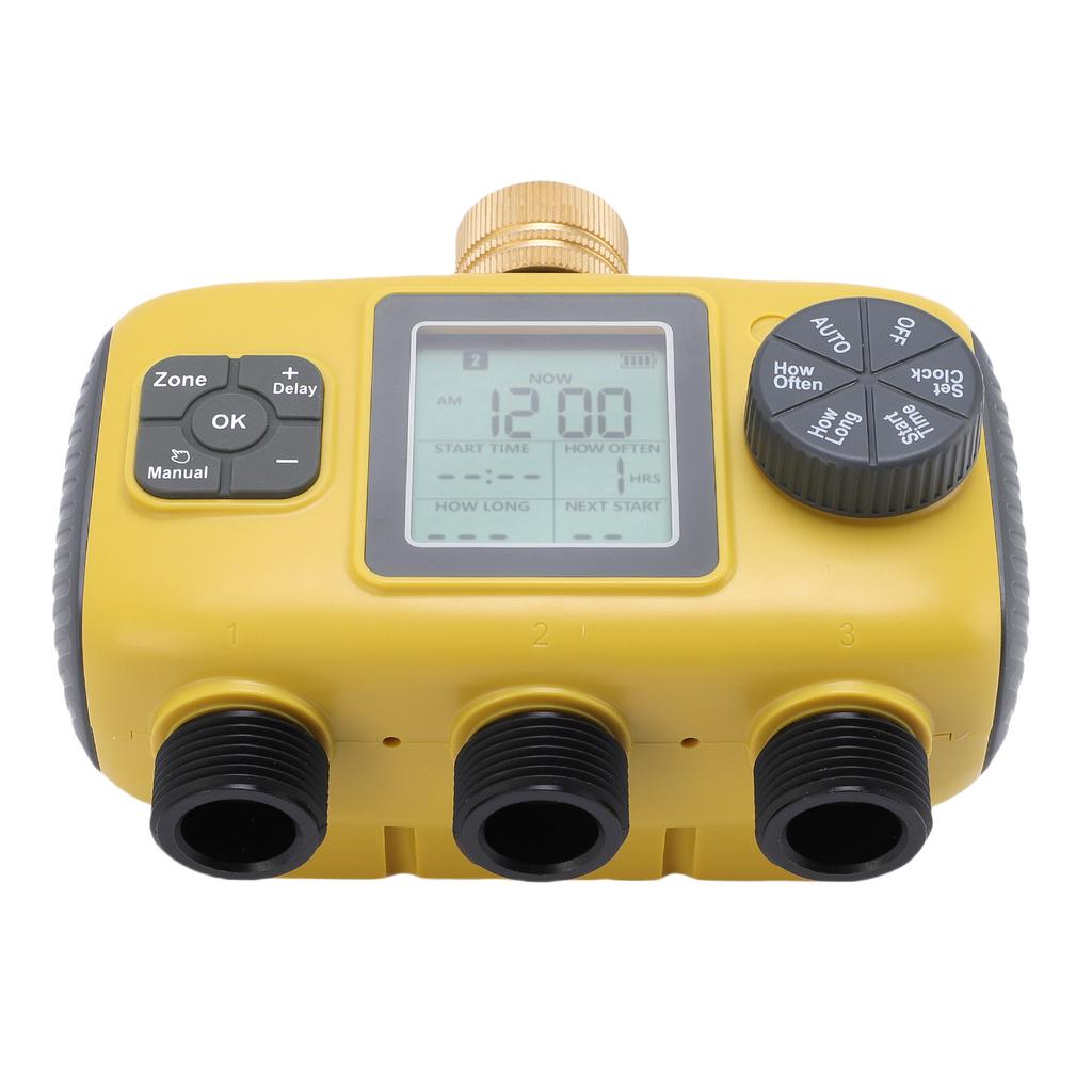 Timer zraszacza 3/4-1/2 cala Krany Programowalny Timer Węża 3 Wyjścia Wyświetlacz Cyfrowy Nawadnianie