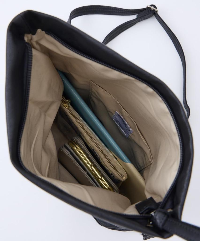 Washable PU Shoulder Bag A5 Foldable Top Size, Washable,