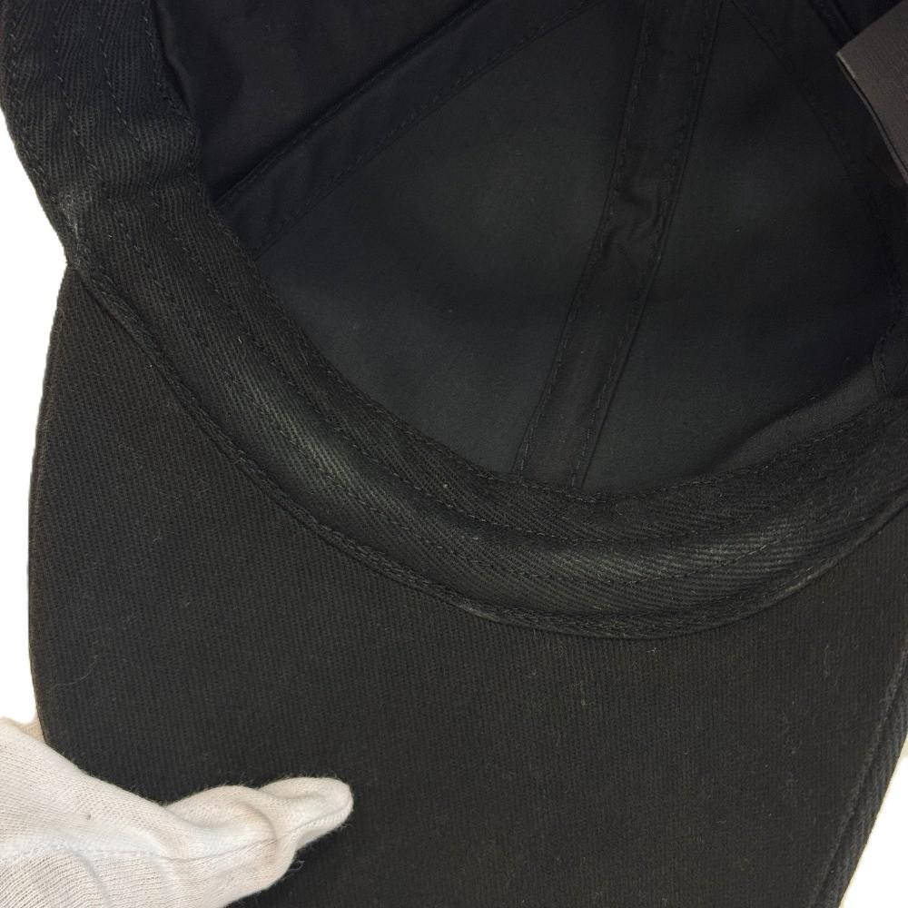 Balenciaga Hat Baseball Cap Baseball BB Logo Cotton Cap Black Cotton Used