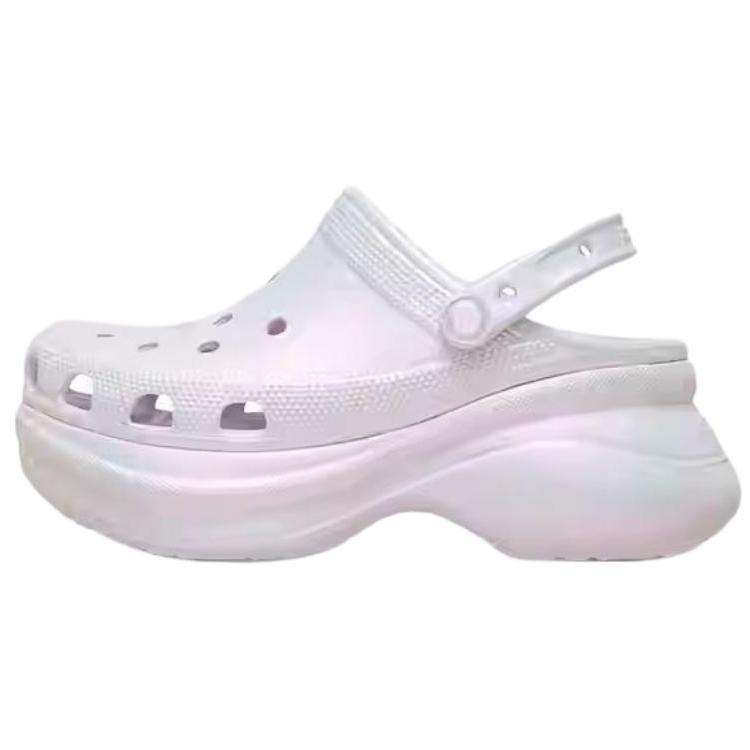 

Crocs Comfortable Simple Hole Shoes Little Whale Women Shoes White Purple 213220-5DK 36-37