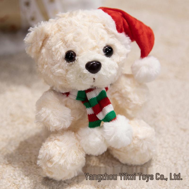 Holiday Gift Plush Teddy Bear with Valentine’s Day Rose Bouquet - Christmas & Graduation Celebration