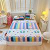 100% Cotton Bedsheets Cartoon Style Fitted Sheet For Kids Room Skin-Friendly Mattress Cover (No Pillowcase)