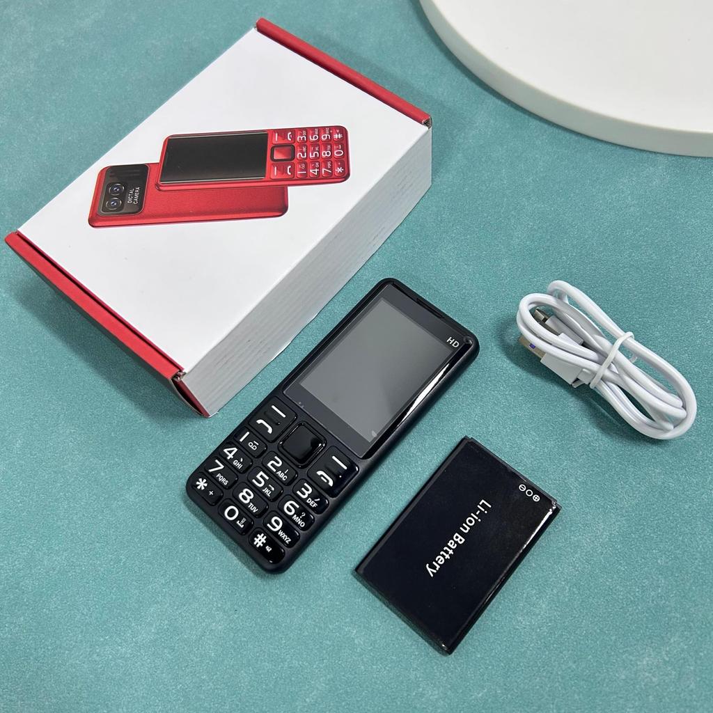 i79(H6) 4G Mini Mobile Phone LTE Button Phone 2.4inches TFT 1500mAh Alarm Music Player Flashlight Dual SIM Feature CellPhone