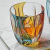 Crystal Stained Glass Wine Set Hand-painted Fashion Wine Glasses Painted Whiskey Glasses