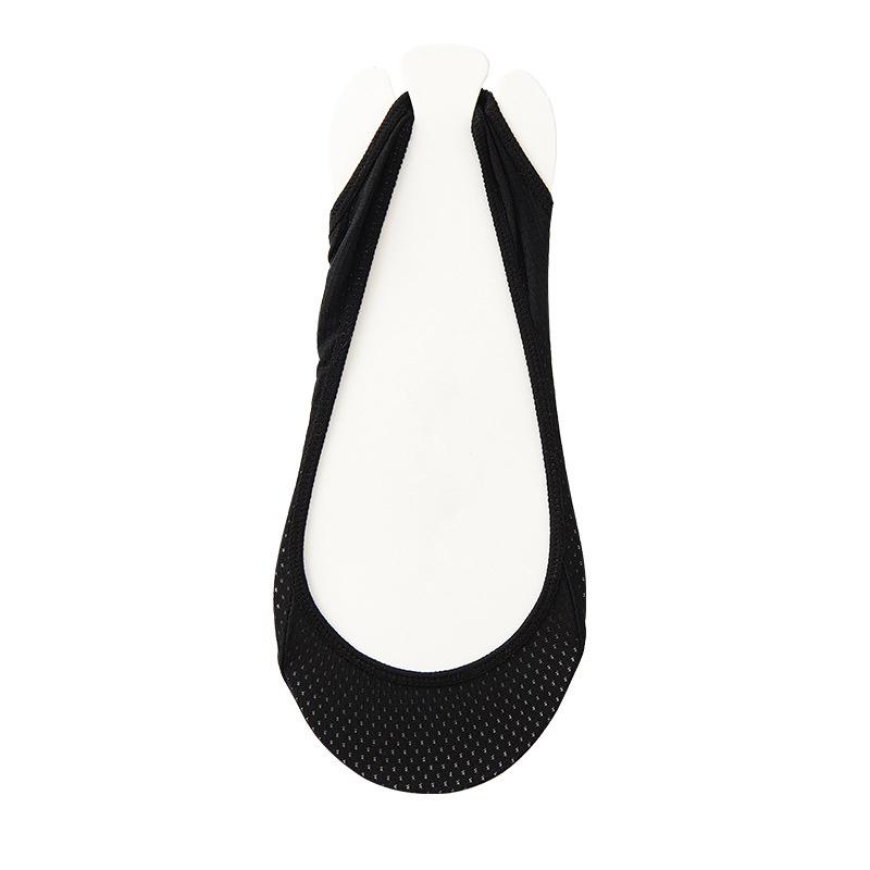 FINETOO Invisible Socks Summer for Woman Half Length Socks Suspenders Invisible Socks Cotton Socks Thin Anti Wear High Heels