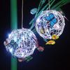 Colorful Butterfly Solar Hanging Light Solar-Powered LED Hanging Light  Night Lighting