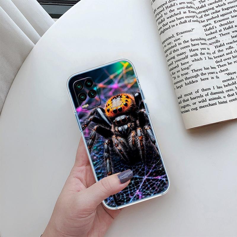 Spider Transparent Phone Case for Motorola Moto G10 G20 G30 G31 G32 G34 G35 G41 G42 G50 G51 G52 G55 G60 G60S G62 G71 G72 G75