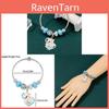 Doraemon Crystal Beaded Bracelet With Card Cartoon Pendant For Gift Giving