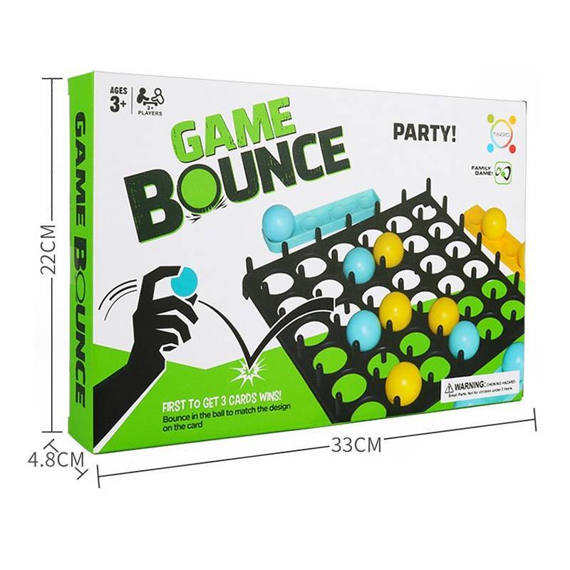 Jumping Ball Toy Set For Kids With Bounce Game Board And Throwing Target For Childrens Educational Play