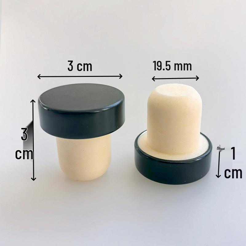 Universal Silicone Wine Bottle Stopper - T-shaped Cap for Red, White, and Champagne Wine.