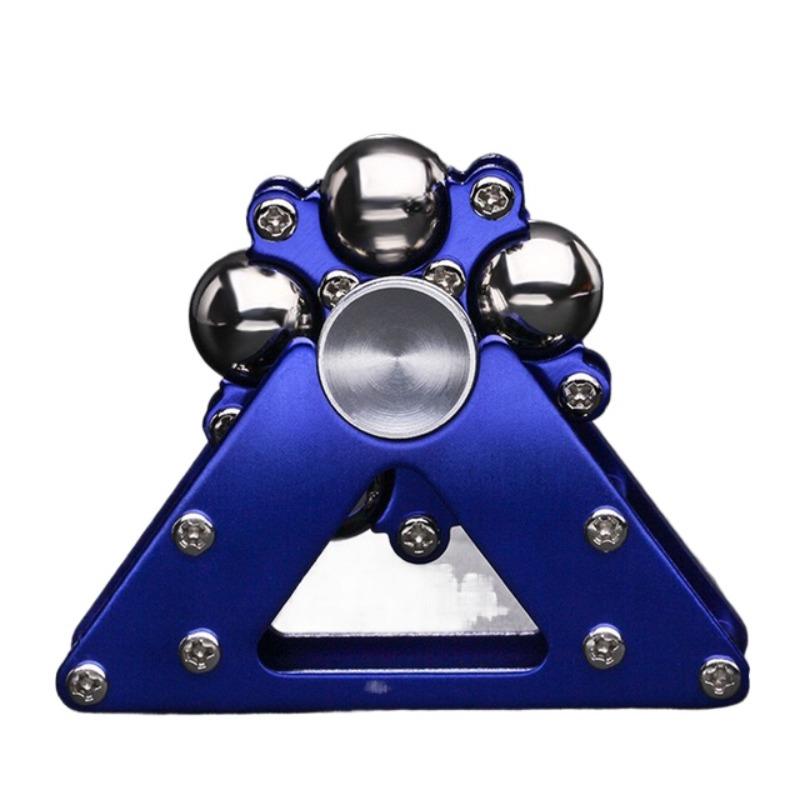 

Double Pendulum Fidget Spinner Foldable Metal Antistress Hand Spinner Adult Toys Gyroscope Stress Reliever Toy for Kids Gift синий