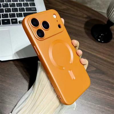 Luxury Liquid Metal Paint Magsafe Case for iPhone 17 Pro Max 17 Air 17 Pro 17 Soft TPU Cover