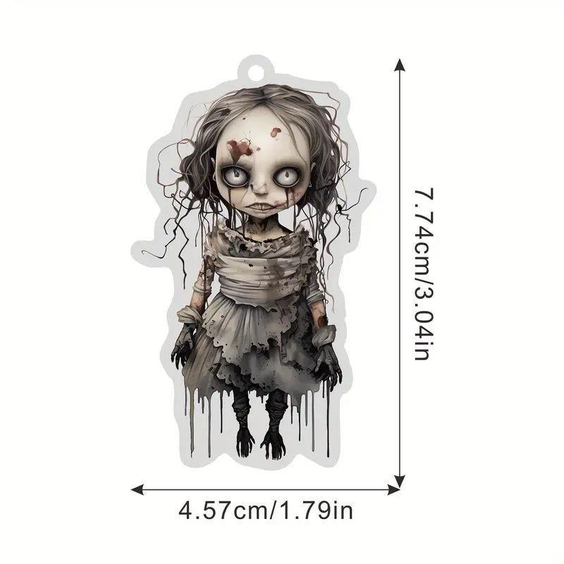 Charming Acrylic Gothic Figure Hanging Ornament For Vintage Halloween Accessories Car