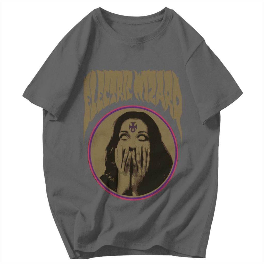 Men T Shirt Electric Wizard Trendy Pops Y2K Graphic Crewneck Unisex Clothing T Shirts