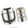 3XUF Stackable Nonrust Steel Heat Capacity Leak Proof Insulated Lunch Container For Hot Soup Meals Travel Hiking