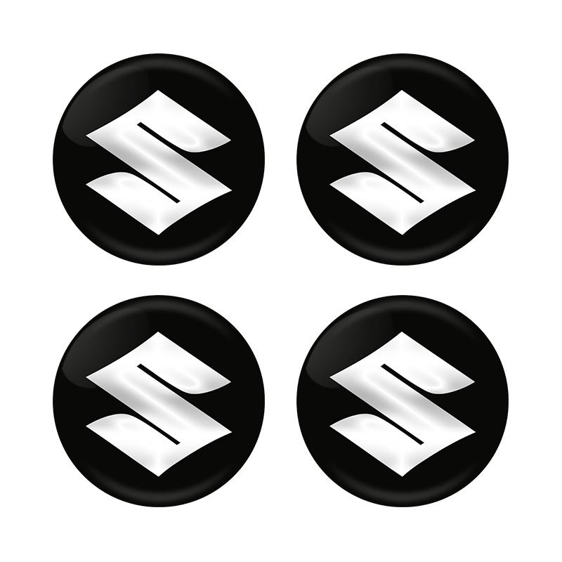 4PCS 56MM Wheel Hub Cap Sticker Car Caps Rim Stickers Badge Cover Decoration For Suzuki JIMNY Grand Vitara Sx4 Swift Alto