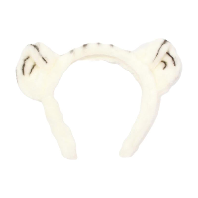 1/2/4Pcs Tigeres Costume Set Tigeres Ears Headband Tail Paw Gloves Kids Halloween Christmas Party Animal Cosplay Costume