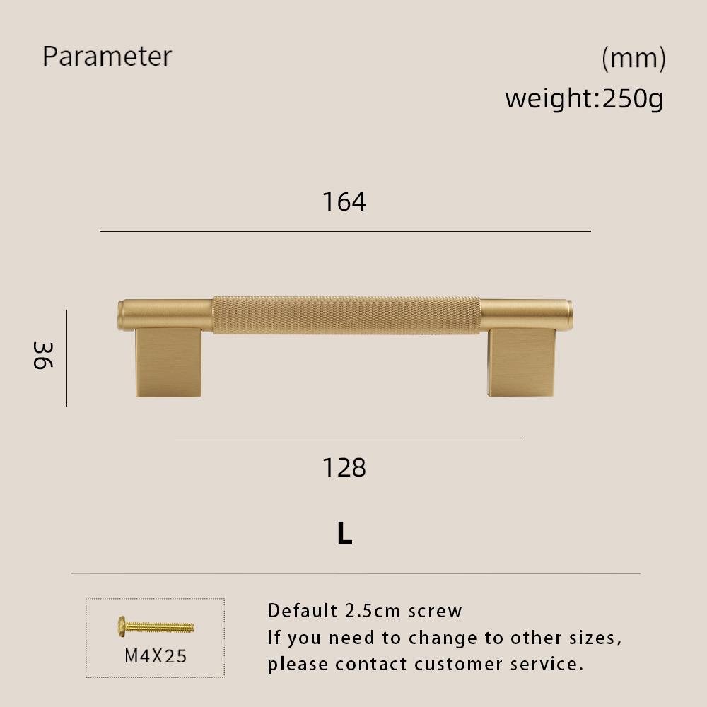 Dooroom Solid Brass Knurled Cross Diamond Cut Pattern Modern Cabinet Refrigerator Door Pull Drawer Knobs Hardware Handles