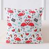 Flamingo Pillow Cushion Ins Wind Velvet Pillow Waist and Back Cushion Printed Square Pillow