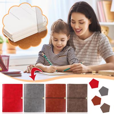 A5 Leather Binder Notebook Diary Notebook Diary Replaceable Paper