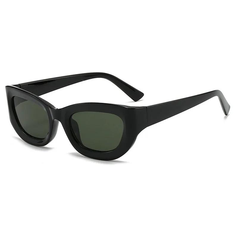 New Women Rectangle Vintage Sunglasses Fashion Design Retro Points Sun Glasses Female Lady Eyeglass Cat Eye Driver Goggles