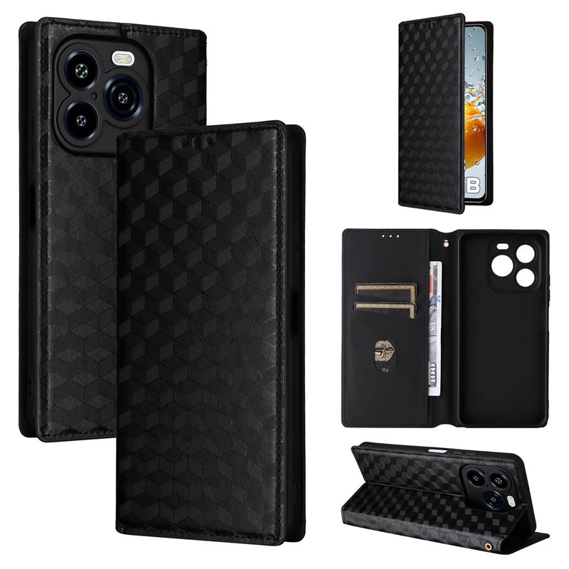 For Oukitel C65 Pro C65 stereoscopic lines flip wallet skin PU case purse Oukitel C61 C61 Pro C60 C60 Pro 3D Magnetic Phone Cove