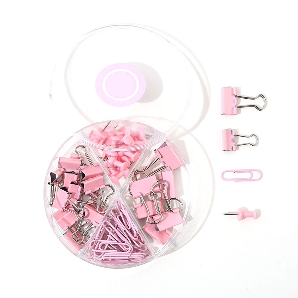 Paper Clips Clips Assorted Multifunction Push Pins Sets with Box for School Document