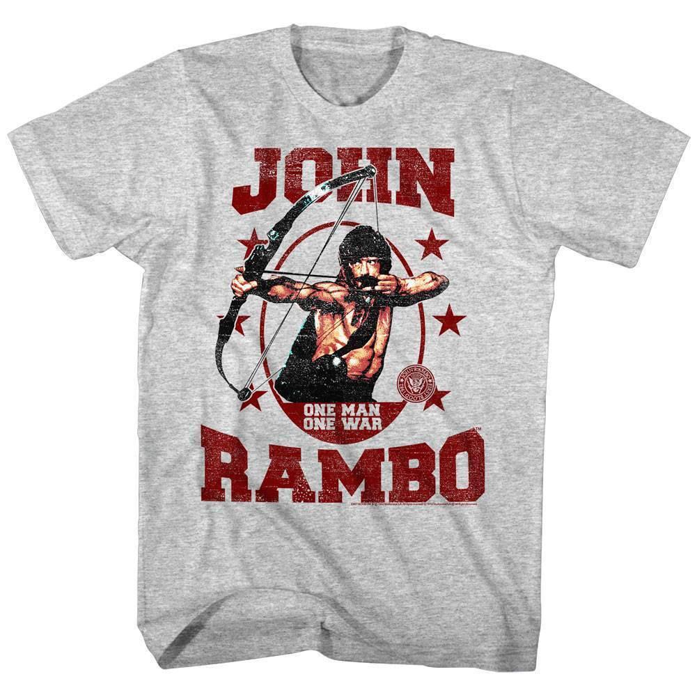 John Rambo One Man One War Men T Shirt M