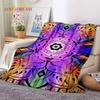 3D Mandala Yoga Flower Bohemia Meditation Nature Soft Flannel Blankets,Throw Blanket Comfortable Blanket for Picnic Beds Bedroom