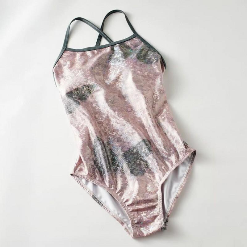 

Butterfly Dance Dancing Swimming Swimsuit Women s One Piece Triangle Professional Pool L