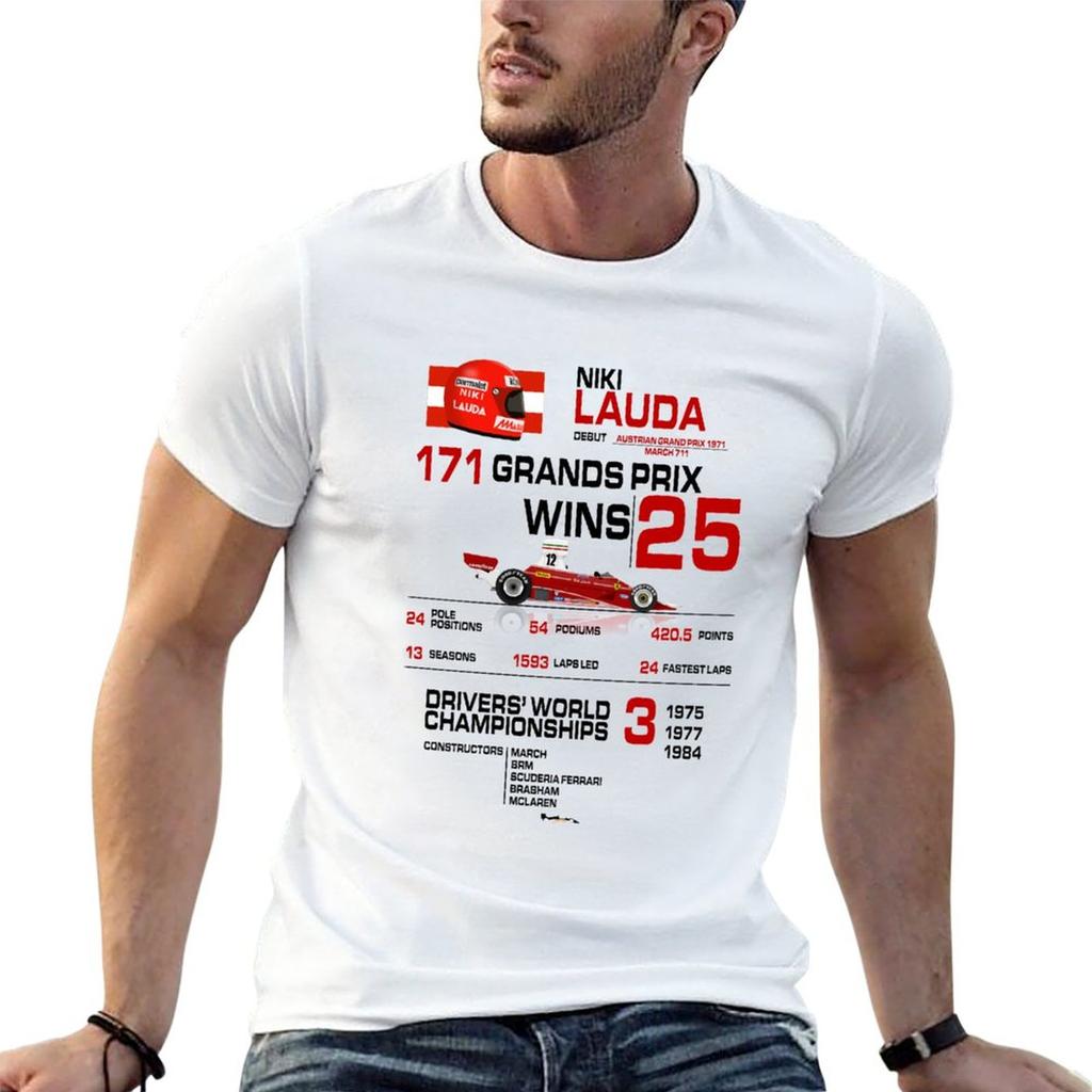 Men's T-Shirts F1 Car Design Short Sleeve Men's Clothing T-shirt