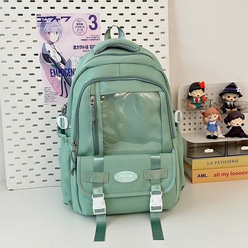 Schultasche Japanisch ins klein frisch Mädchen Rucksack vielseitig Rucksack süß transparent Schmerzbeutel hoher Wert Tasche für Grund- und Sekundarschule