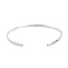 [Sears] Bangle Bracelet for Men and Women, Sterling Silver 925, Silver sb01-0001