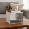 Reasonable Partition Drawer Storage Box Plastic Pen Holder Multipurpose Desk Organizer  School